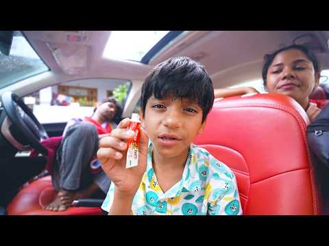 Living 24 Hours In Car 🚘 Challenge