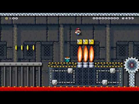 Super Mario Maker Forbidden Factory By Wife (Speedrun/World Record)