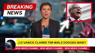 JD Vance's Fiery Response About Tim Walz Military Background!