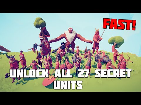 TABS - How to Unlock ALL 27 SECRET Units in Order - FAST Location Guide