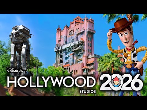 Disney's Hollywood Studios RIDES and ATTRACTIONS 2026 | Walt Disney World