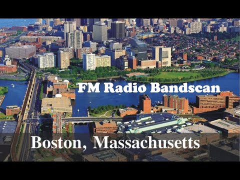 Boston, MA FM Radio broadcast band scan