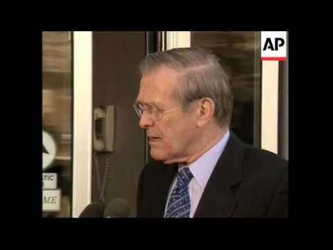 Rumsfeld comments on FARC and Afghan prisoners