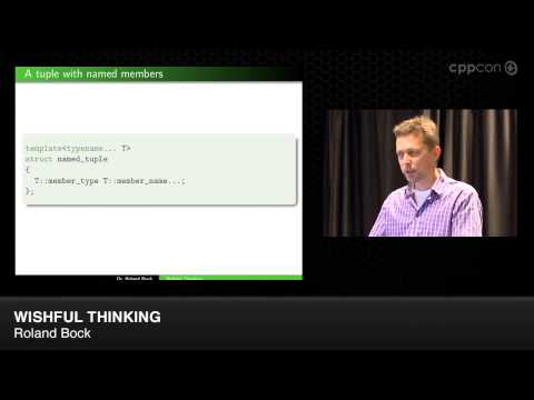 CppCon 2014: Lightning Talks - Roland Bock "Wishful Thinking"