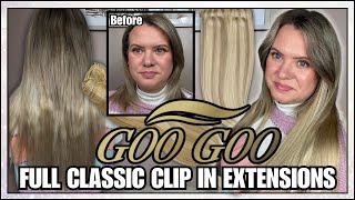 I Tried GOO GOO Classic Full Thick Clip In Hair Extensions… Here’s the Truth | Clare Walch