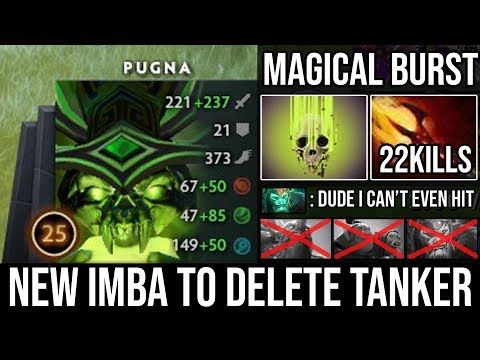[Pugna] NEW IMBA Deleted Tanky Heroes in 2 Seconds Crazy Magical Burst 22Kills Godlike - DotA 2