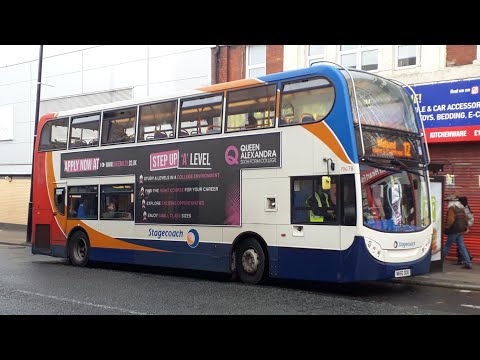 *Whiny Voith* 12: Stagecoach North East ADL Enviro 400 Trident II 19678 (NK60 DOU)