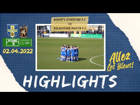 MATCH HIGHLIGHTS! Bishop's Stortford F.C [H] vs Folkestone Invicta F.C (Isthmian Premier)