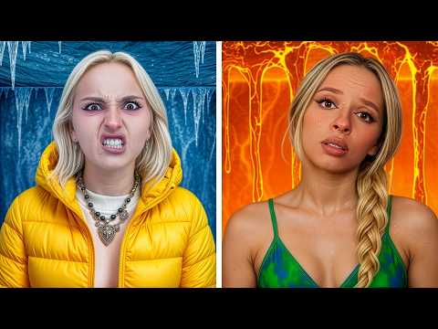 EKSTREMALNIE CIEPŁY 🔥 VS ZIMNY POKÓJ 🧊