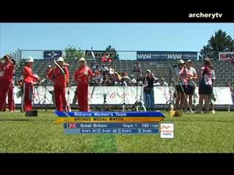 China v Great Britain – recurve women’s team bronze | Boé 2008 Archery World Cup stage 4
