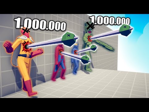 1.000.000 DAMAGE NEEDLE vs UNITS - TABS | Totally Accurate Battle Simulator 2023