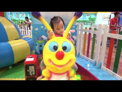 ABCkidTV Misa Family fun indoor playground for kids with toys at play area Video