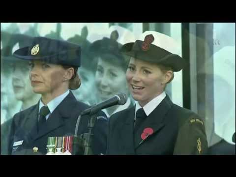 New Zealand National Anthem Rebecca Nelson Gallipoli