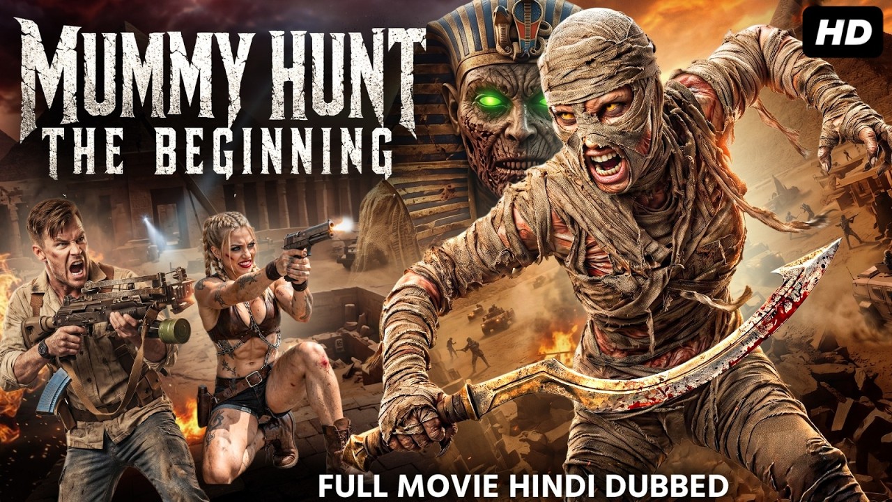 MUMMY HUNT: THE BEGINNING - Hollywood Movie Hindi Dubbed | Tony, Leslie | Hindi Horror Action Movie