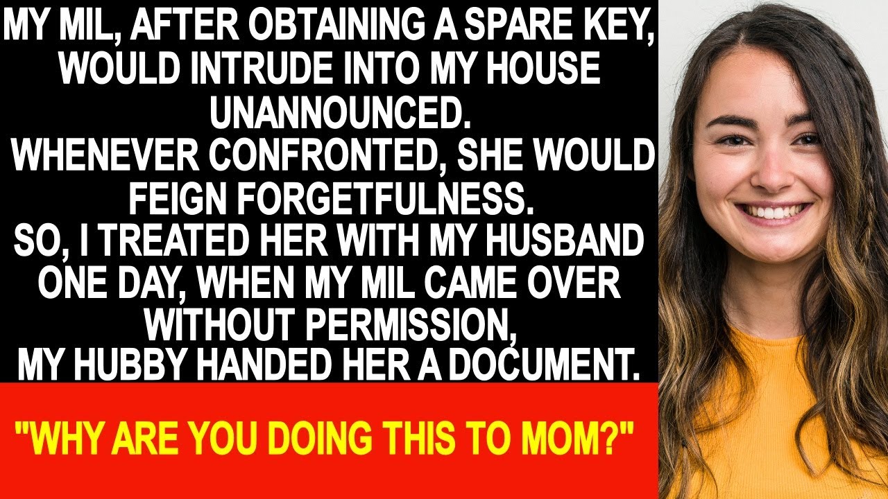 My MIL uses the spare key to enter my house without permission.