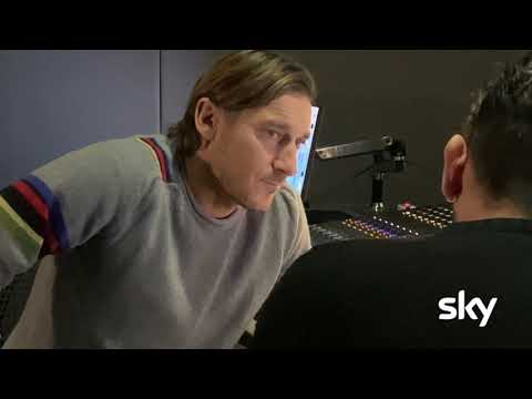 Francesco Totti e Pietro Castellitto, spot serie tv Speravo de morì prima