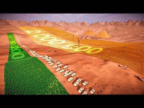 U.S ARMY vs 2 000 000 EGYPT ARMY | Ultimate Epic Battle Simulator 2 | UEBS 2