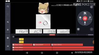 アンダーテールっぽいのを作りたい【編集画面】