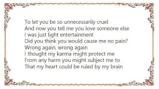 Kirsty MacColl - Wrong Again Lyrics