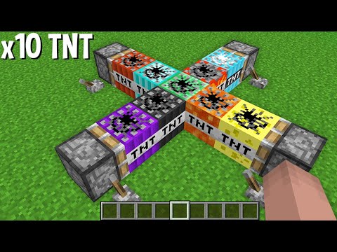 Orange Dude - TNT x10 = COMBINE many TNT in ore SUPER TNT in Minecraft !!!