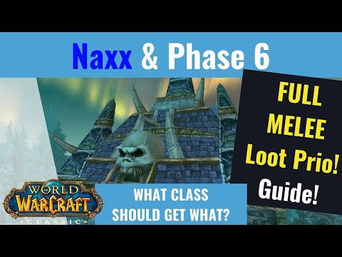 In Depth Naxx & Phase 6 Melee Loot Prio Breakdown