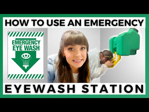 How to Use an Emergency Eyewash Station