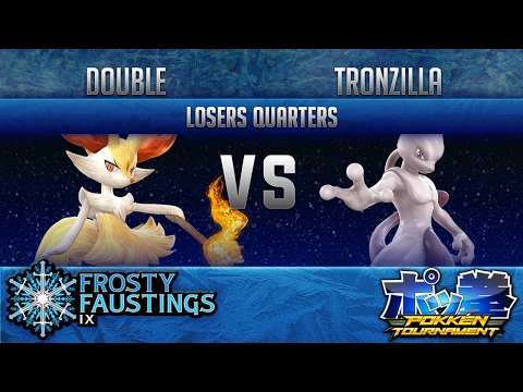 FFIX Pokken LOSERS QUARTERS - Double (Braixen) vs Tronzilla (Mewtwo)
