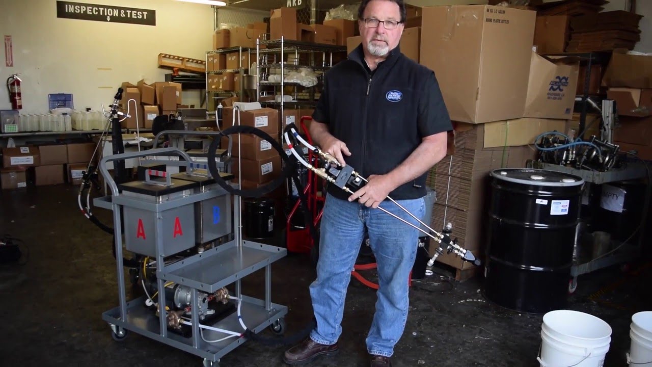 Solid Solution Products -    Brute Gun for polyurea joint fill in concrete