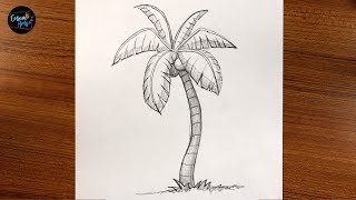 How to Draw A Palm Tree Step by Step