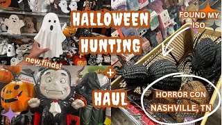 HALLOWEEN HUNTING VLOG + HAUL | HORROR CON NASHVILLE, TN | TJMAXX & HOMEGOODS
