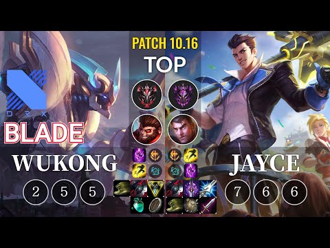 DRX Blade Wukong vs Jayce Top - KR Patch 10.16