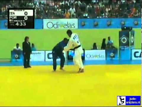 Judo 2012 World Cup Lisbon Men: Sasson (ISR) - Angelo (POR) [+100kg]
