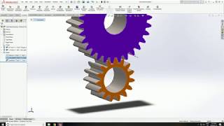 Solidworks Toolbox - Making and Mating Spur Gears