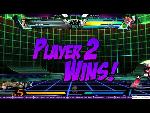 Curleh Mustache UMVC3 - TA Wolf vs Circa JoeyD [1080p/60fps]
