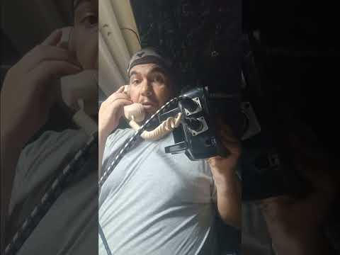 Custom Lo-Fi Telephone Microphone - Northern Telecom G1 1960's Handset - Black/Pink w/ Model 500 Tremolo Effect Base image 8