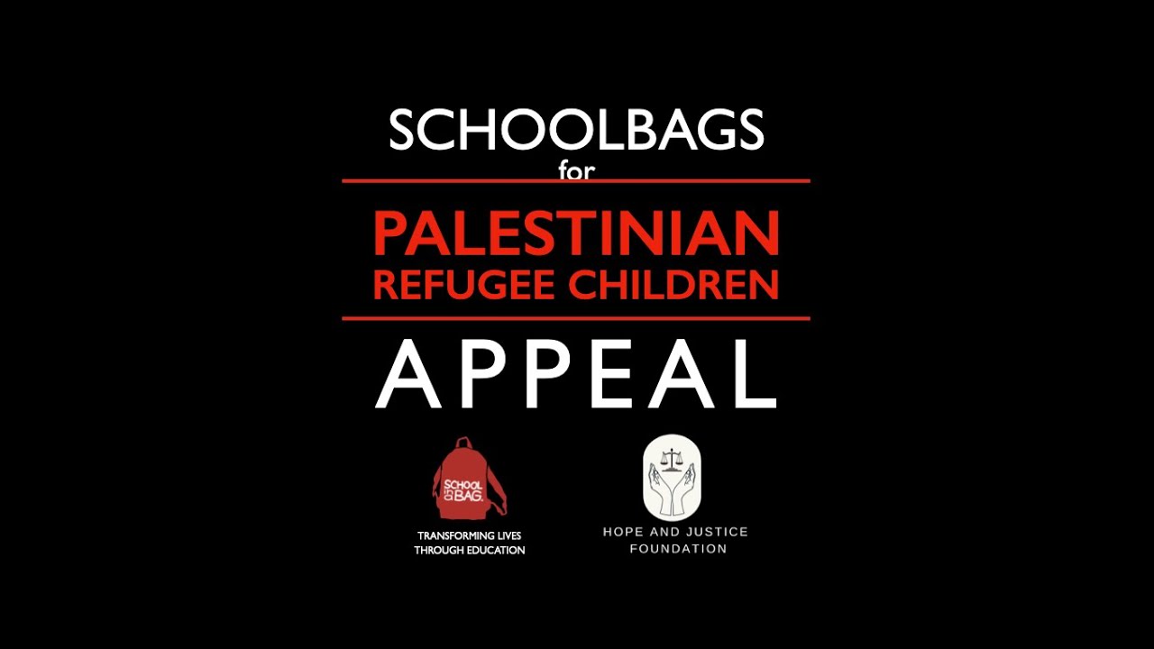 School in a Bag Palestine Refugee Children Appeal
