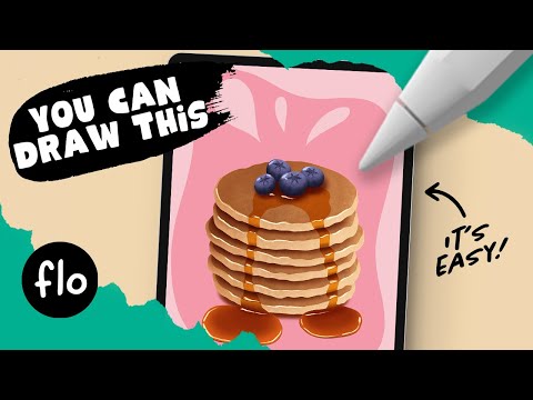 You Can Draw This PANCAKE in PROCREATE
