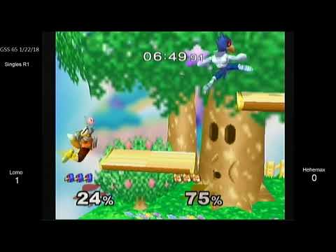 GSS 65 SSBM - Lomo (Falco) vs. Hehemax (Fox) - Melee WR1