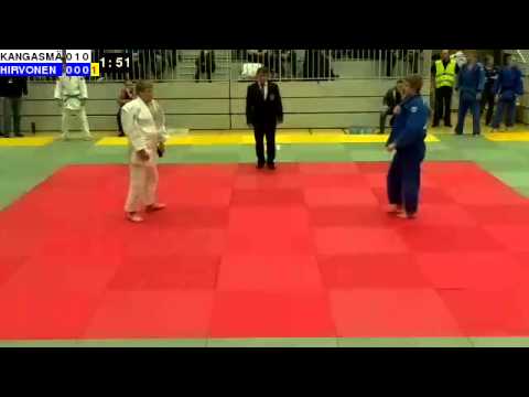 Judo U21 SM 2014: M21-66: KANGASMÄKI - HIRVONEN