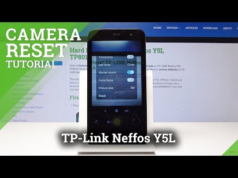 TP-Link Neffos Y5L Reset Camera Settings / Restore Camera Configurations
