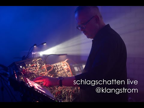 schlagschatten live  at Klangstrom ambient session: full set including industrial visuals