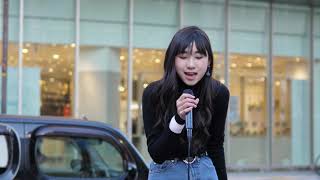 下北姫菜「Just once again (Beverly)」2019/01/19 なんばバス停 高島屋前 路上ライブ