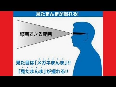 【盗撮厳禁】 メガネ型ビデオカメラ 開封動画　/　みたまんまメガネ