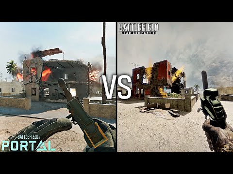 Building Destruction and Collapse - Battlefield Portal VS Battlefield Bad Company 2