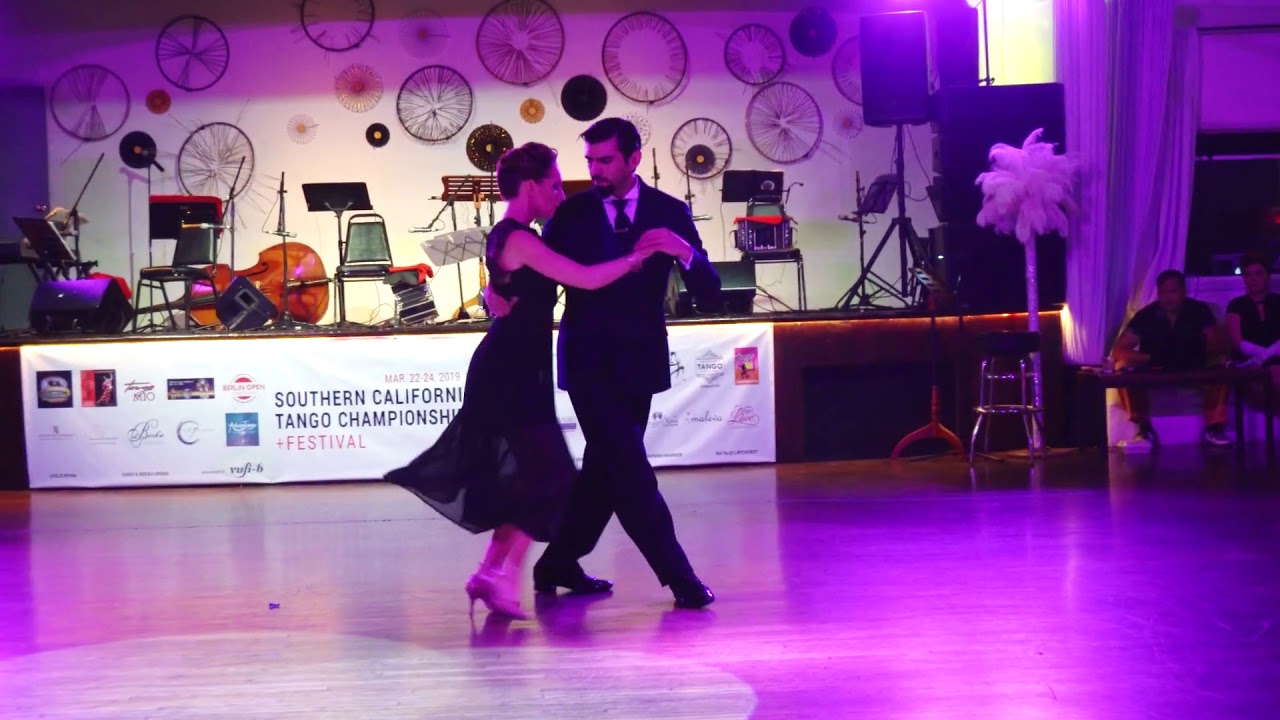 German Ballejo and Magdalena Gutierrez Tango Demo 2/3 SCTC 2019 Mar 22