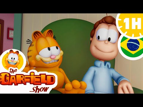 🐱 Garfield Irrita Jon! 🙄 Gargalhadas Garantidas!