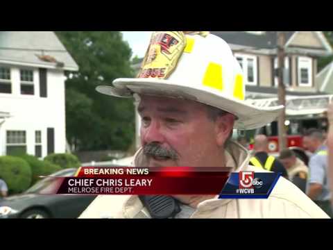 Backyard barbecue sparks house fire in Melrose