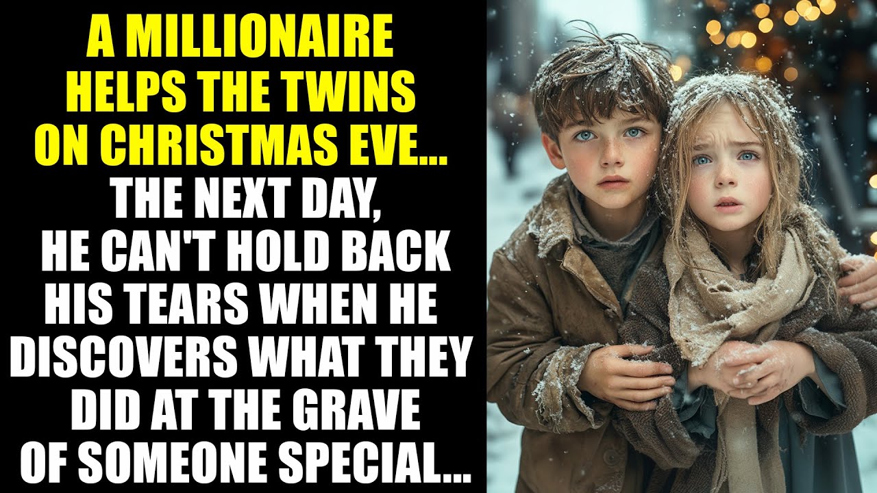 MILLIONAIRE Accidentally Helps TWINS on Christmas Eve...The Next Day, He CRIES When He Finds Out...