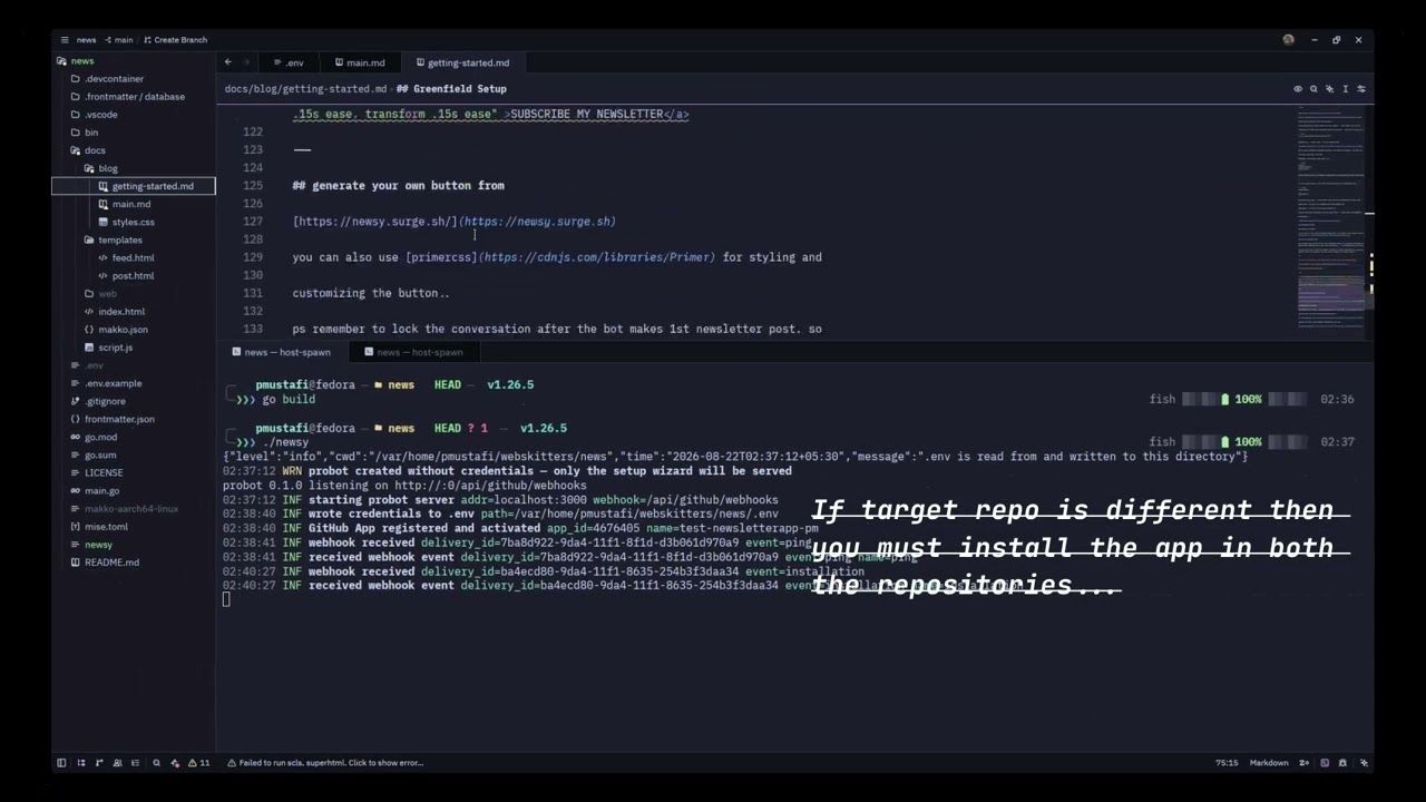 YouTube walkthrough