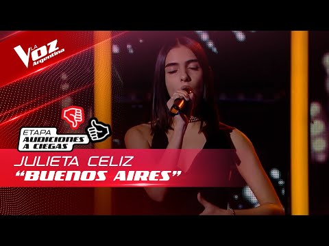 Julieta Celiz - “Buenos Aires” - Audiciones a Ciegas - La Voz Argentina 2022